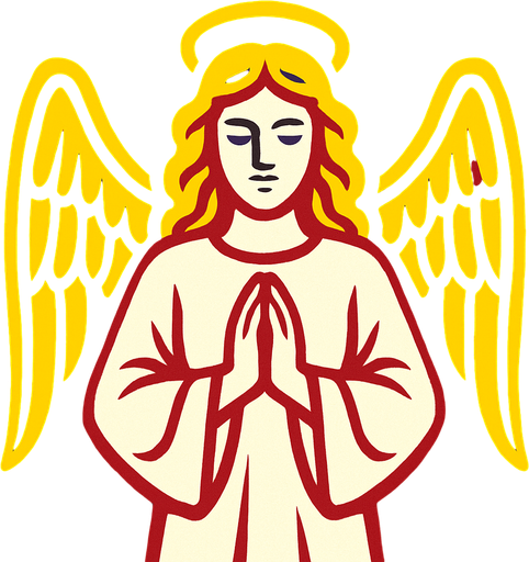 angel.
In-Game asset.  2d.  High contrast.  No shadows