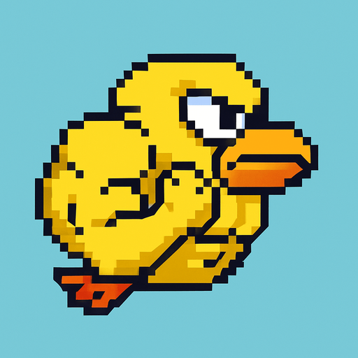 Make a sigma flapy bird.
In-Game asset.  2d.  No shadows