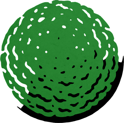 circular green rough skin.
In-Game asset.  2d.  High contrast.  No shadows. cartoon. comic. drawed