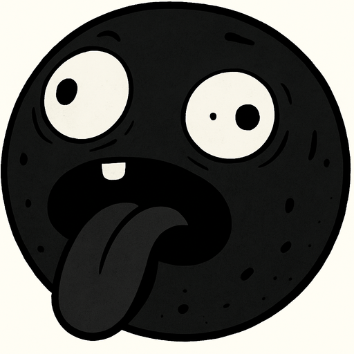 make it black and idioter