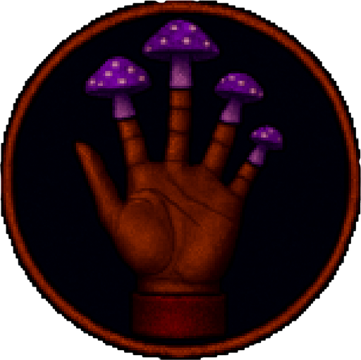Make the fungus purple color