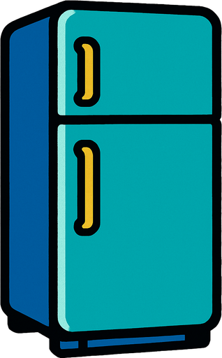 Frigo.
In-Game asset.  2d.  High contrast.  No shadows