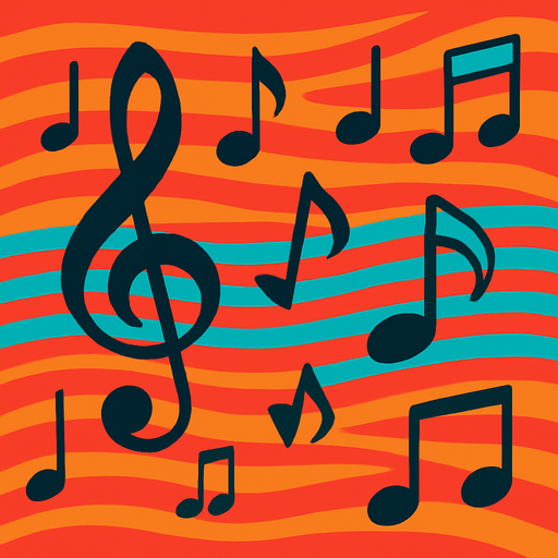 Music back ground.
In-Game asset.  2d.  High contrast.  No shadows