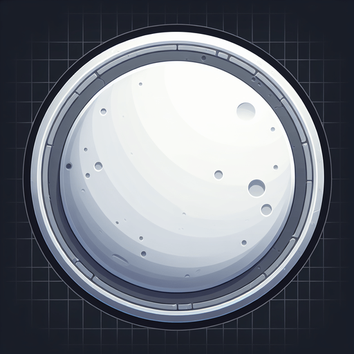 flat white round disk
Single Game Texture. In-Game asset. 2d. Blank background. High contrast. No shadows.