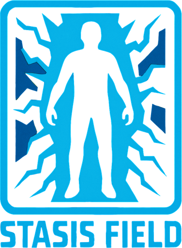 stasisField.
In-Game asset.  2d.  High contrast.  No shadows