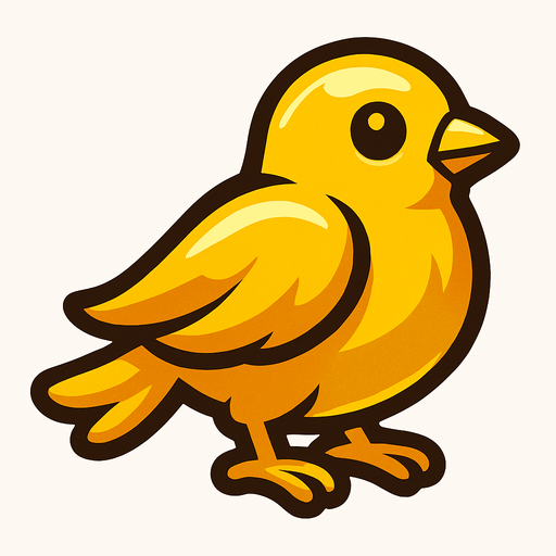 oyunlardaki altın kuş.
In-Game asset.  2d.  High contrast.  No shadows