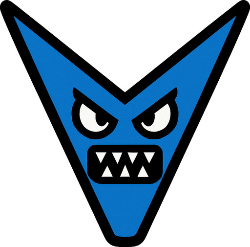 V shape Blue 2d enemy for asset...
In-Game asset.  2d.  High contrast.  No shadows