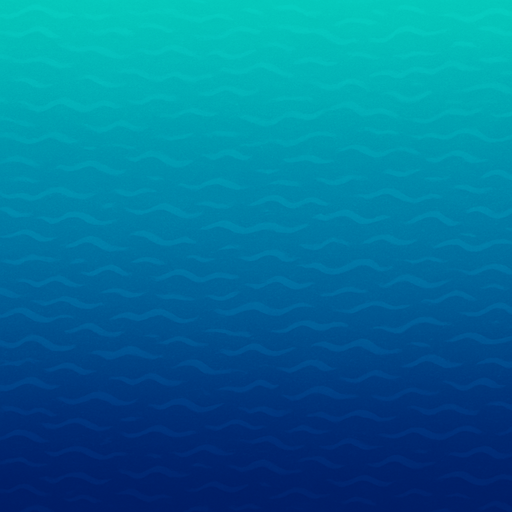 Above water background image showing gradient of light to dark blue starting at the top. Looking straight down from high above..
In-Game asset.  2d.  High contrast.  No shadows
