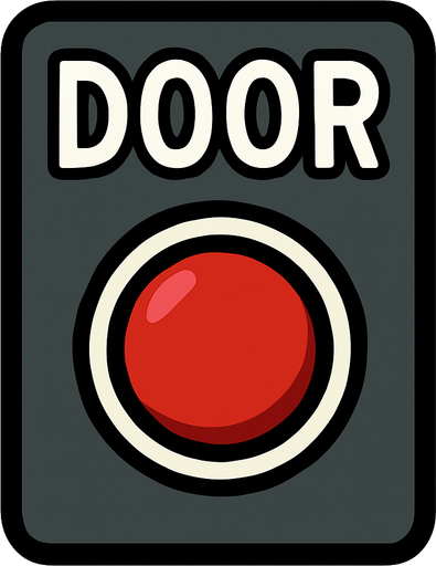 among us doorButton.
In-Game asset.  2d.  High contrast.  No shadows