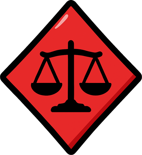 Just the diamond from this picture with an icon of a scale in the center.