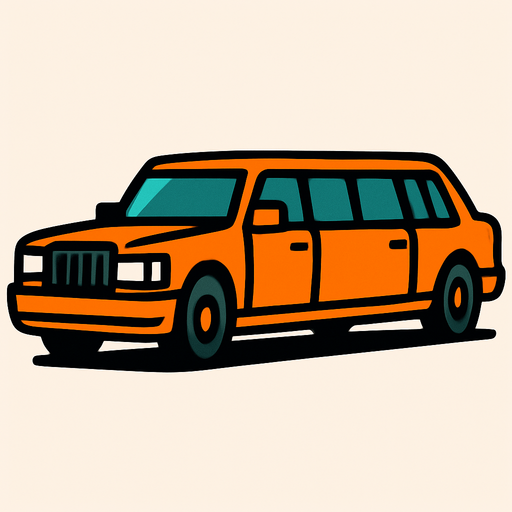 limuzin.
In-Game asset.  2d.  High contrast.  No shadows