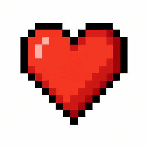 pixel hearth.
In-Game asset.  2d.  High contrast.  No shadows