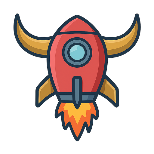 rocket. No background. Transparent background. Blank background. No shadows. 2d. In-Game asset. flat