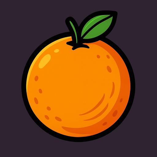 portakal.
In-Game asset.  2d.  High contrast.  No shadows