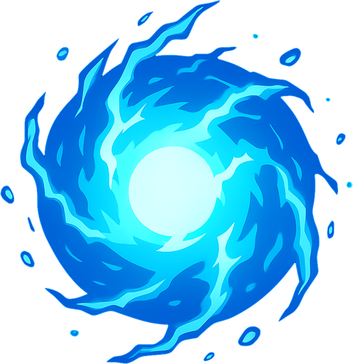 energy ball.
In-Game asset.  2d.  High contrast.  No shadows