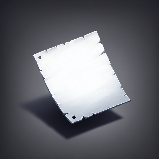 Scrap of paper, horizontal, blank, torn edge
Single Game Texture. In-Game asset. 2d. Blank background. High contrast. No shadows.