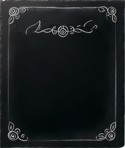 "NOVICE BLEND" handwritten in chalk