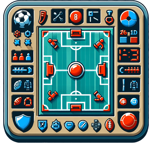 Football.
Single Game Texture. In-Game asset. 2d. Blank background. High contrast. No shadows.