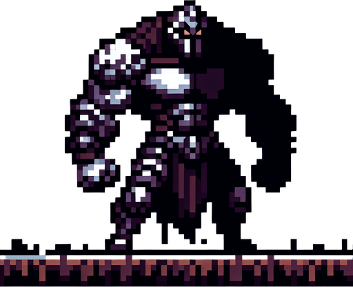 Enemy pixel_2 more strong..
Single Game Texture. In-Game asset. 2d. Blank background. High contrast. No shadows.