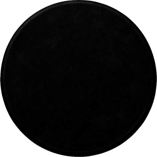 Un círculo negro realista.
In-Game asset.  2d.  High contrast.  No shadows. Realista