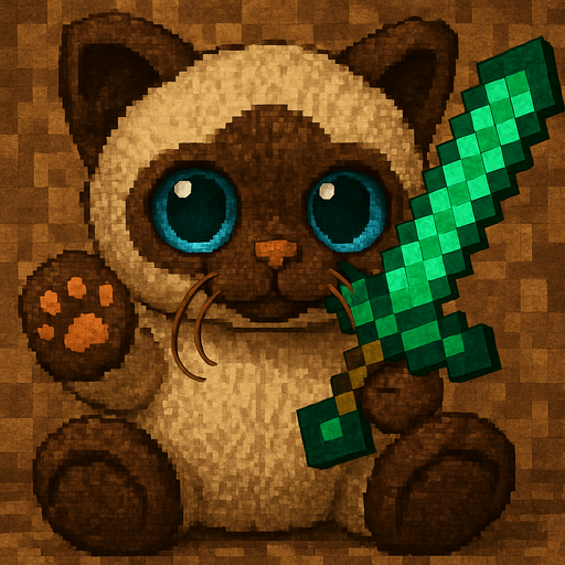 Add a Minecraft emerald sword.