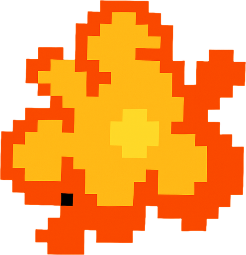 Disappear smoke pixel.
In-Game asset.  2d.  High contrast.  No shadows