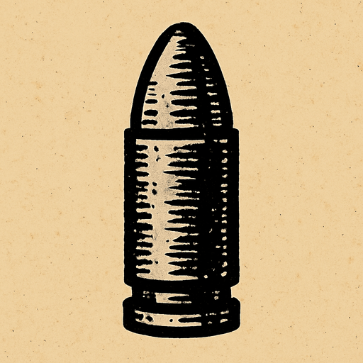Make me a enemy bullet for RDR2.
In-Game asset.  2d.  High contrast.  No shadows