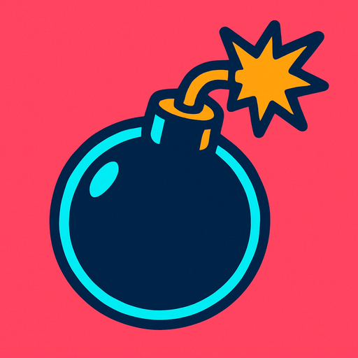 bomba.
In-Game asset.  2d.  High contrast.  No shadows