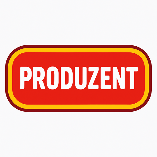 PRODUZENT BUTTON.
In-Game asset.  2d.  High contrast.  No shadows