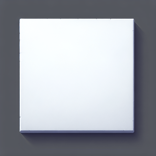 a wide white sheet of paper Single Game Texture. In-Game asset. 2d. Blank background. High contrast. No shadows.