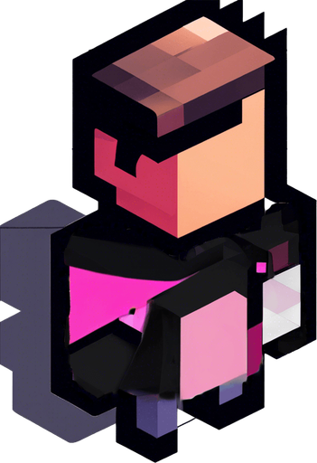 change pink color for black