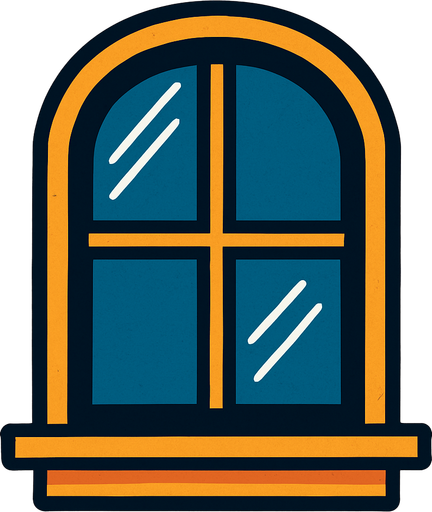 pencere.
In-Game asset.  2d.  High contrast.  No shadows