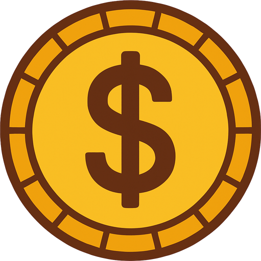 round money board.
In-Game asset.  2d.  High contrast.  No shadows