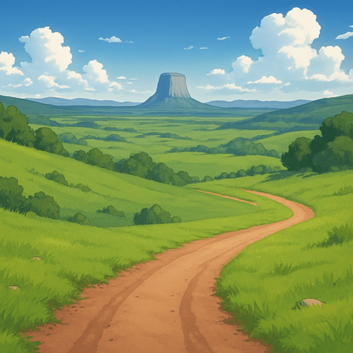 image nature landscape mato tipila look very small  more more 1000 km far distance hill usa. trail race track
In-Game asset.  2d anime