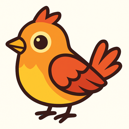 Kuş.
In-Game asset.  2d.  High contrast.  No shadows