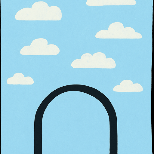 Rengi acık mavi gökyüzümsü olsun küçük bulutlar olsun