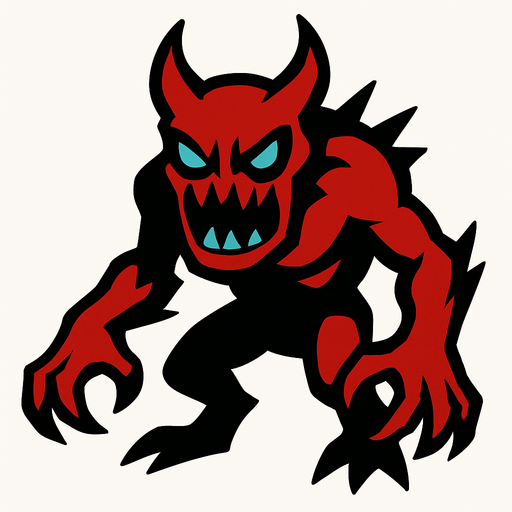 Enemy.
In-Game asset.  2d.  High contrast.  No shadows