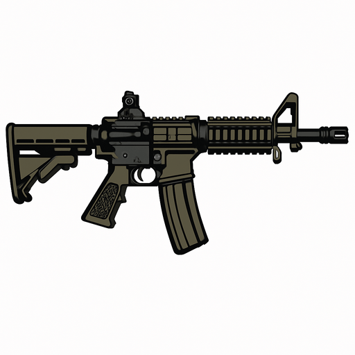 silah gerçek.
In-Game asset.  2d.  High contrast.  No shadows