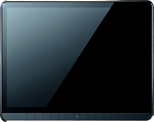 empty rectangular black board.
electronic style