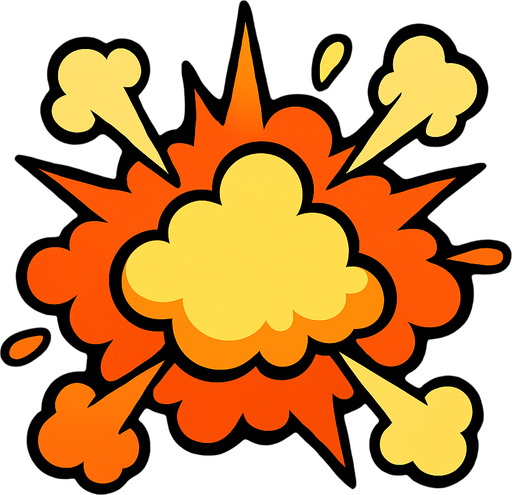 explosion effect
In-Game asset.  2d.  High contrast.  No shadows