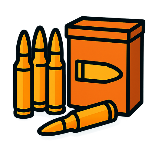 Ammo.
In-Game asset.  2d.  High contrast.  No shadows