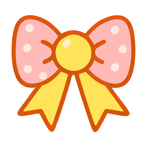 cute design accessory top view..
In-Game asset.  2d.  High contrast.  No shadows