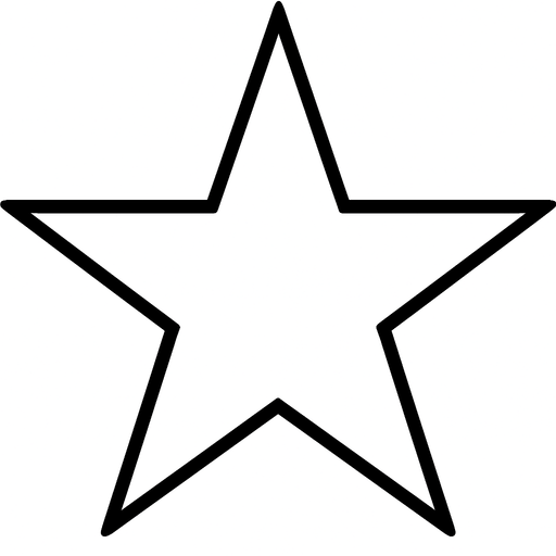 Add a black border to the star