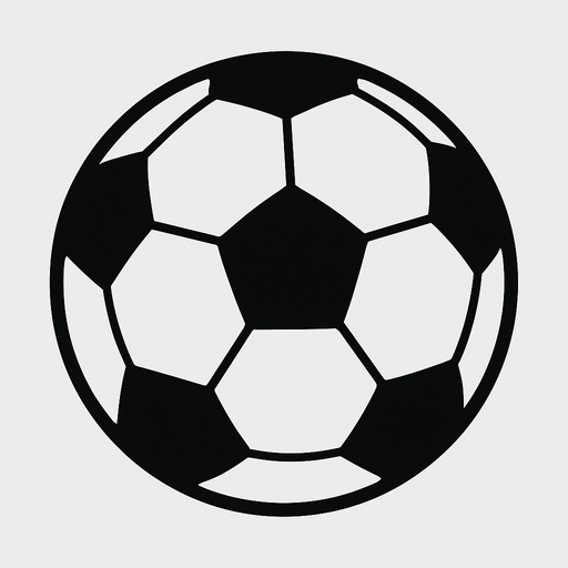 draw a soccer ball use a light gray and black.
2d.  High contrast.  No shadows