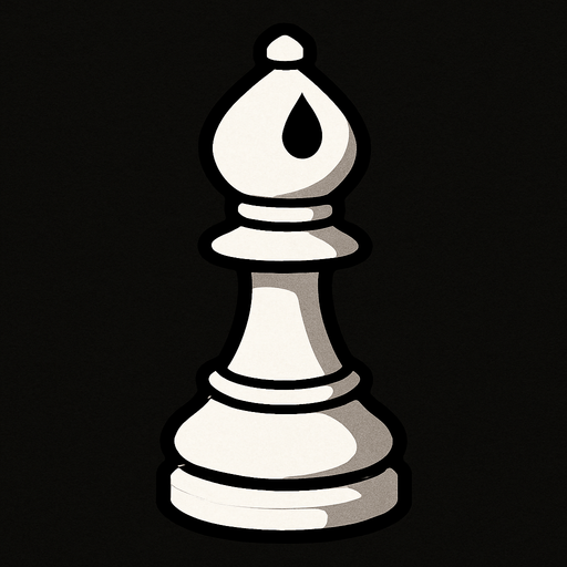 beyaz satranç fili.
In-Game asset.  2d.  High contrast.  No shadows