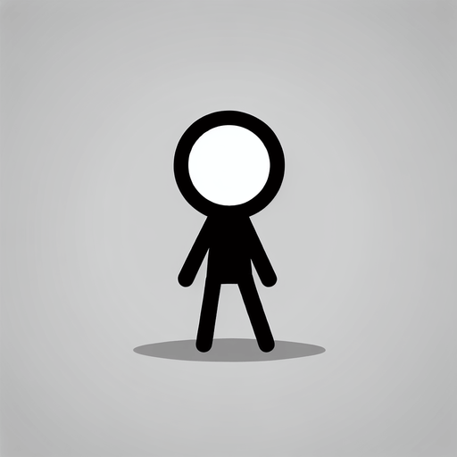 stickman.
Single Game Texture. In-Game asset. 2d. Blank background. High contrast. No shadows.