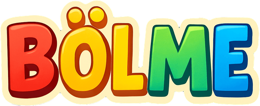 Just write 'BÖLME' as a title in colorful text..
In-Game asset.  2d.  High contrast.  No shadows