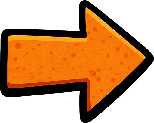 arrow.
In-Game asset.  2d.  High contrast.  No shadows