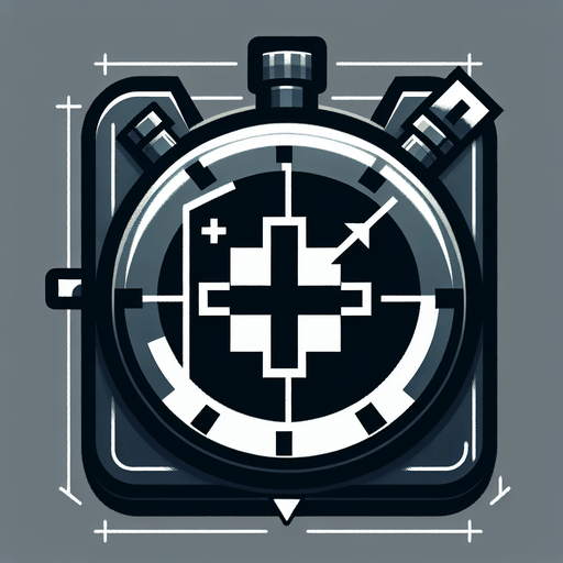 Stop watch with a big +1 sign.
Single Game Texture. In-Game asset. 2d. Blank background. High contrast. No shadows.