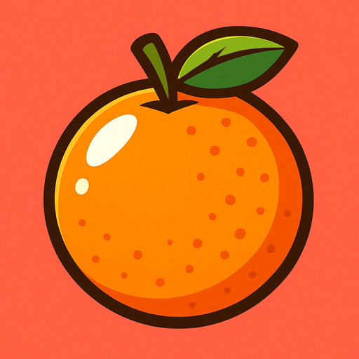 portakal.
In-Game asset.  2d.  High contrast.  No shadows